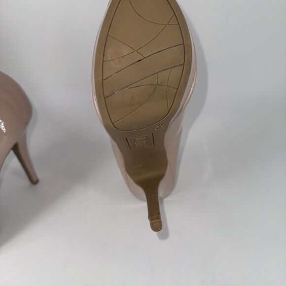 Open Toe High Heel Pumps Stiletto Shoes Brash Women’s Pink Size 8.5 Slip-On - Picture 9 of 9